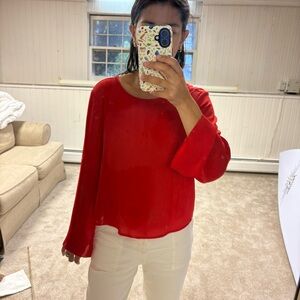 Vince Camuto Red Blouse